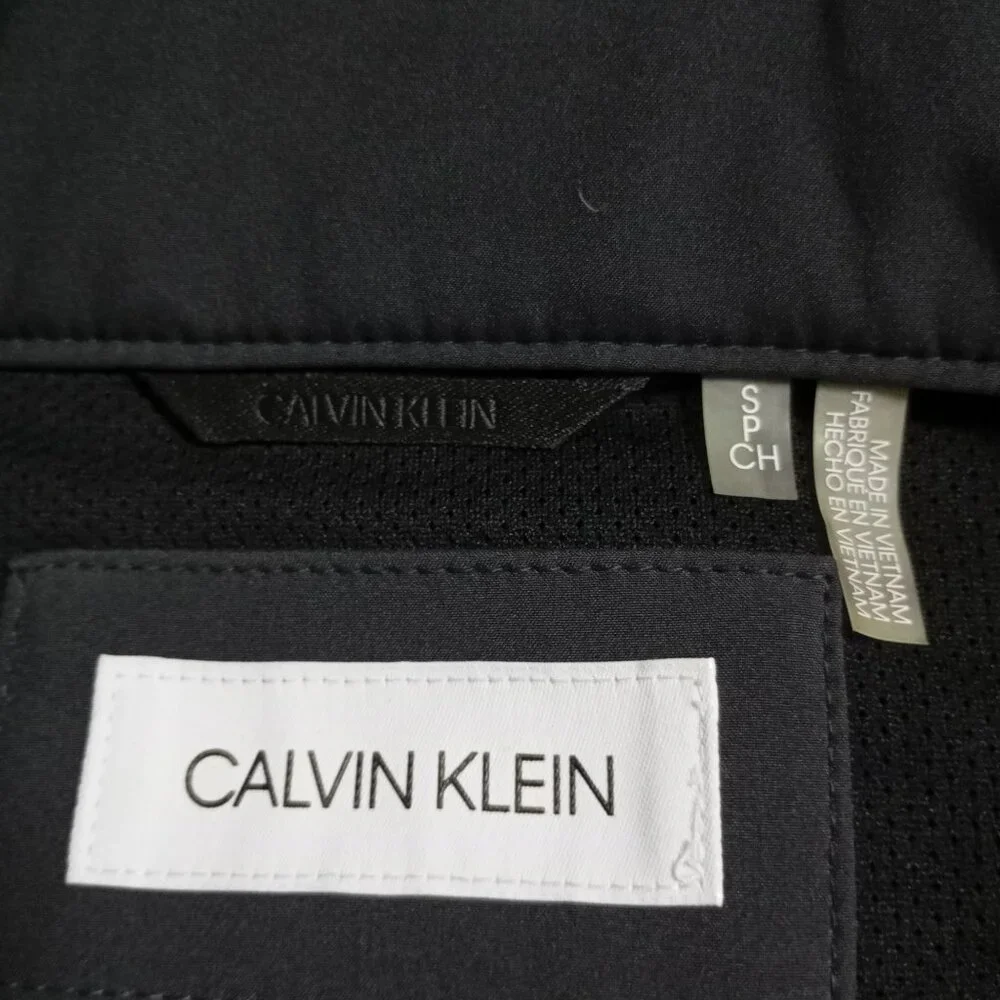 Calvin Klein Mens Gray Softshell Jacket S